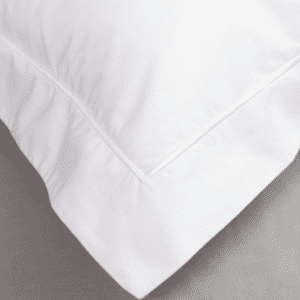 Percale White Duvet Cover - Oxford